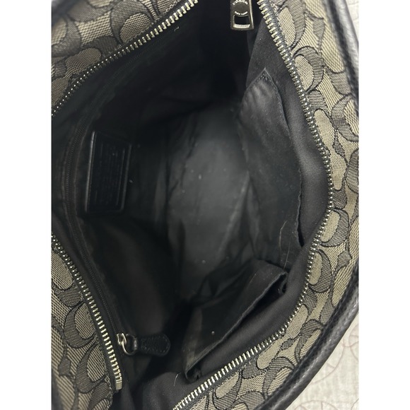 Coach Signature Zip Top Tote Monogram Classic Bag - Picture 8 of 13